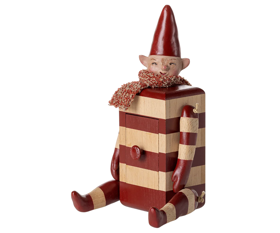 Red Elf with Drawer