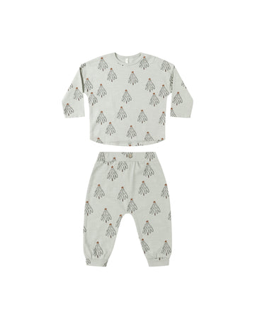 Trees Long Sleeve Tee & Pant Set