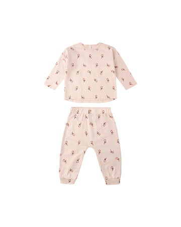 Candy Canes Long Sleeve Tee & Pant Set