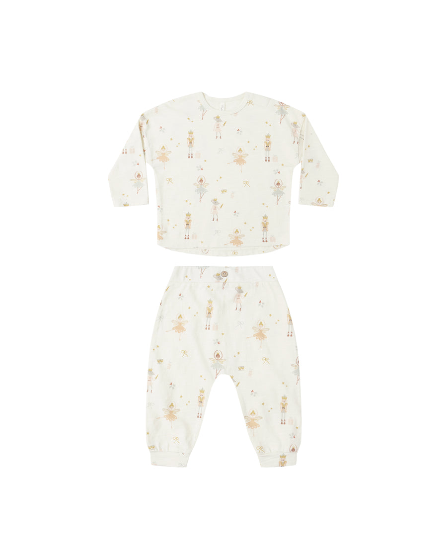 Nutcracker Long Sleeve Tee & Pant Set
