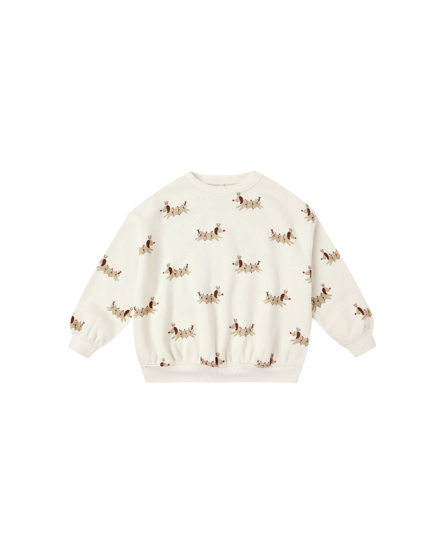 Christmas Dogs Relaxed Sweatshirt
