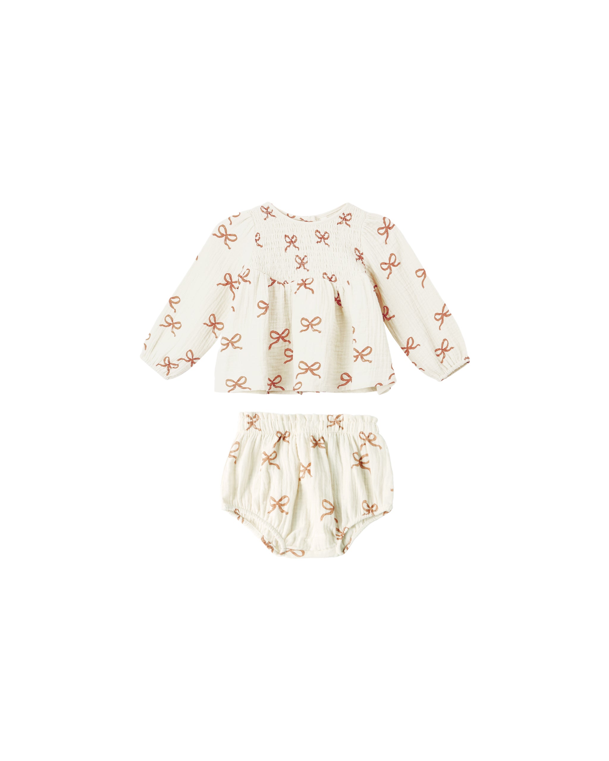 Ruby Bows Sophia Top & Bloomer Set