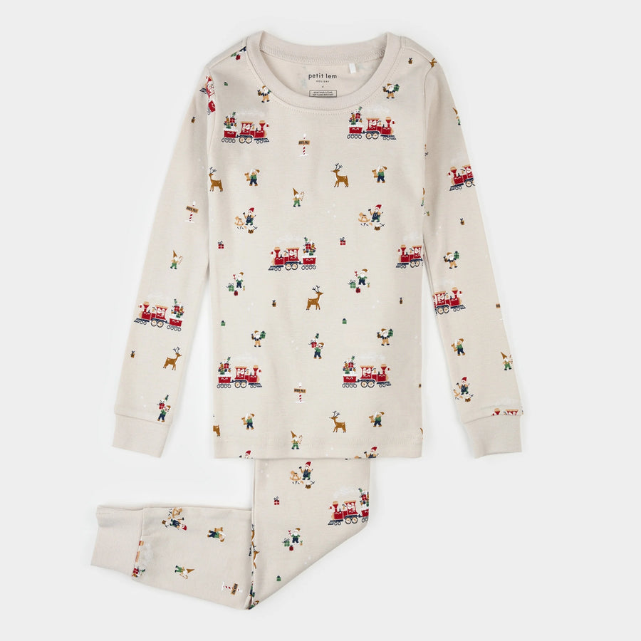 Santa's Workshop Pajama Set