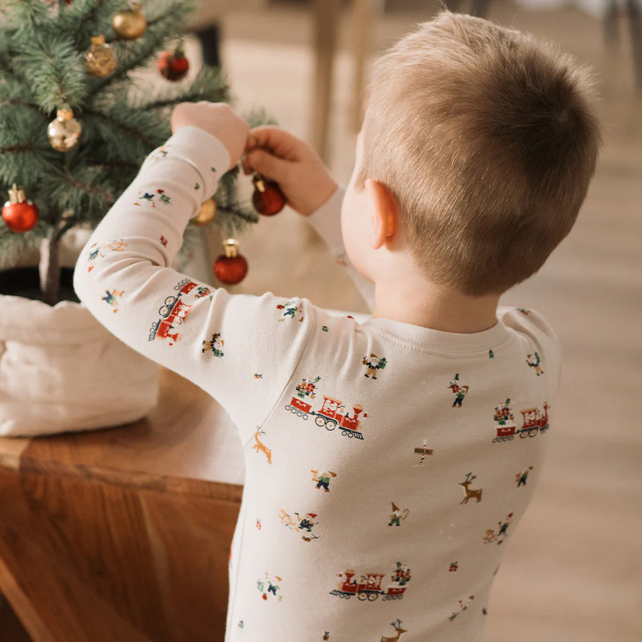 Santa's Workshop Pajama Set