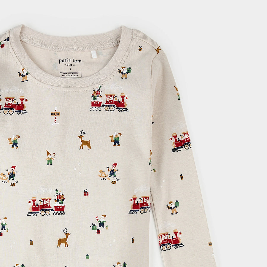 Santa's Workshop Pajama Set