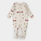Santa's Workshop Zipper Footie