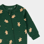 Gingerbread Man Fleece Playsuit