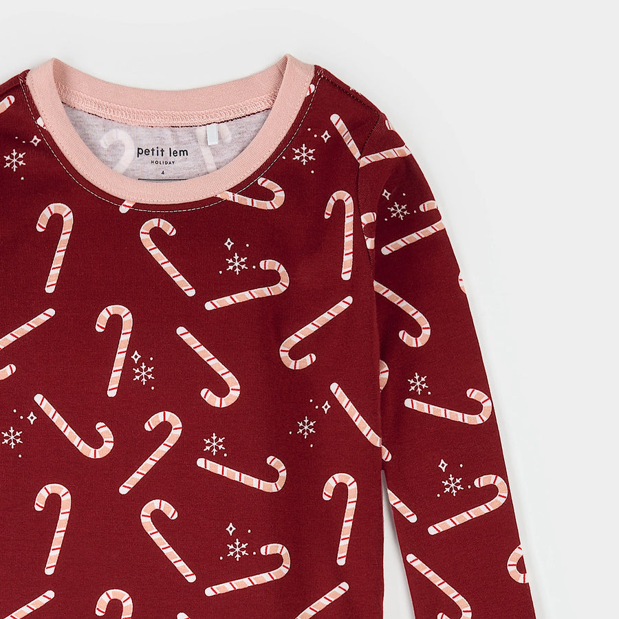 Candy Cane Pajama Set