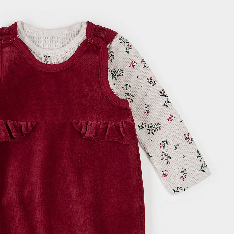 Winterberry Holly Thermal Overall Set