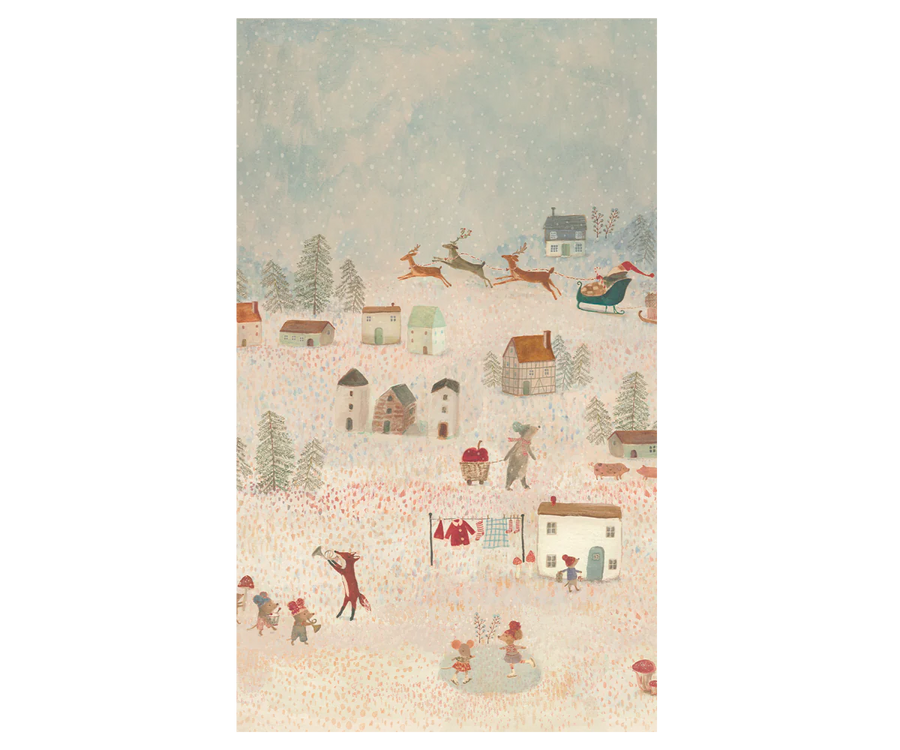 Santa is Coming Gift Wrap