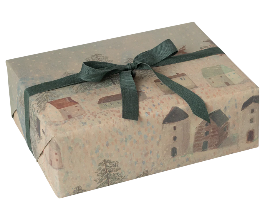 Santa is Coming Gift Wrap