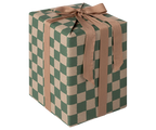 Green Checker Gift Wrap