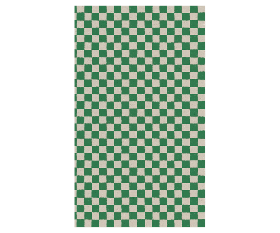 Green Checker Gift Wrap