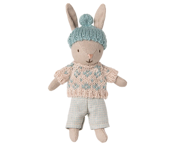 Sand Micro Winter Bunny - Mint