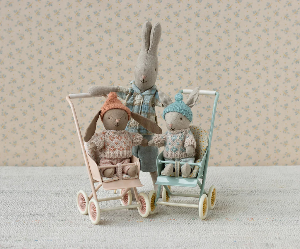 Sand Micro Winter Bunny - Mint