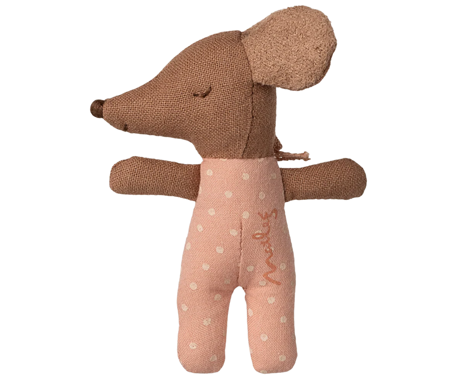 Rose Sleepy/Wakey Baby Mouse in Matchbox