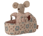 Rose Baby Mouse in Carrier