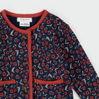 Poppy Blue Quilted Cardigan