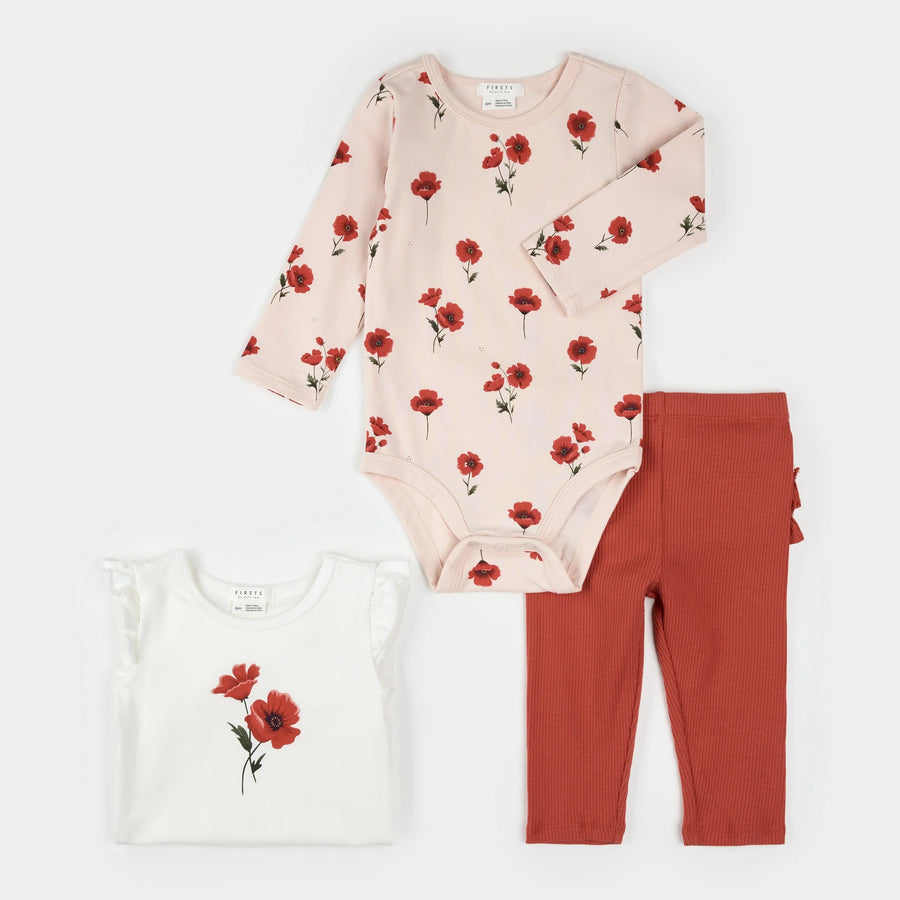 Poppy 3pc Baby Set