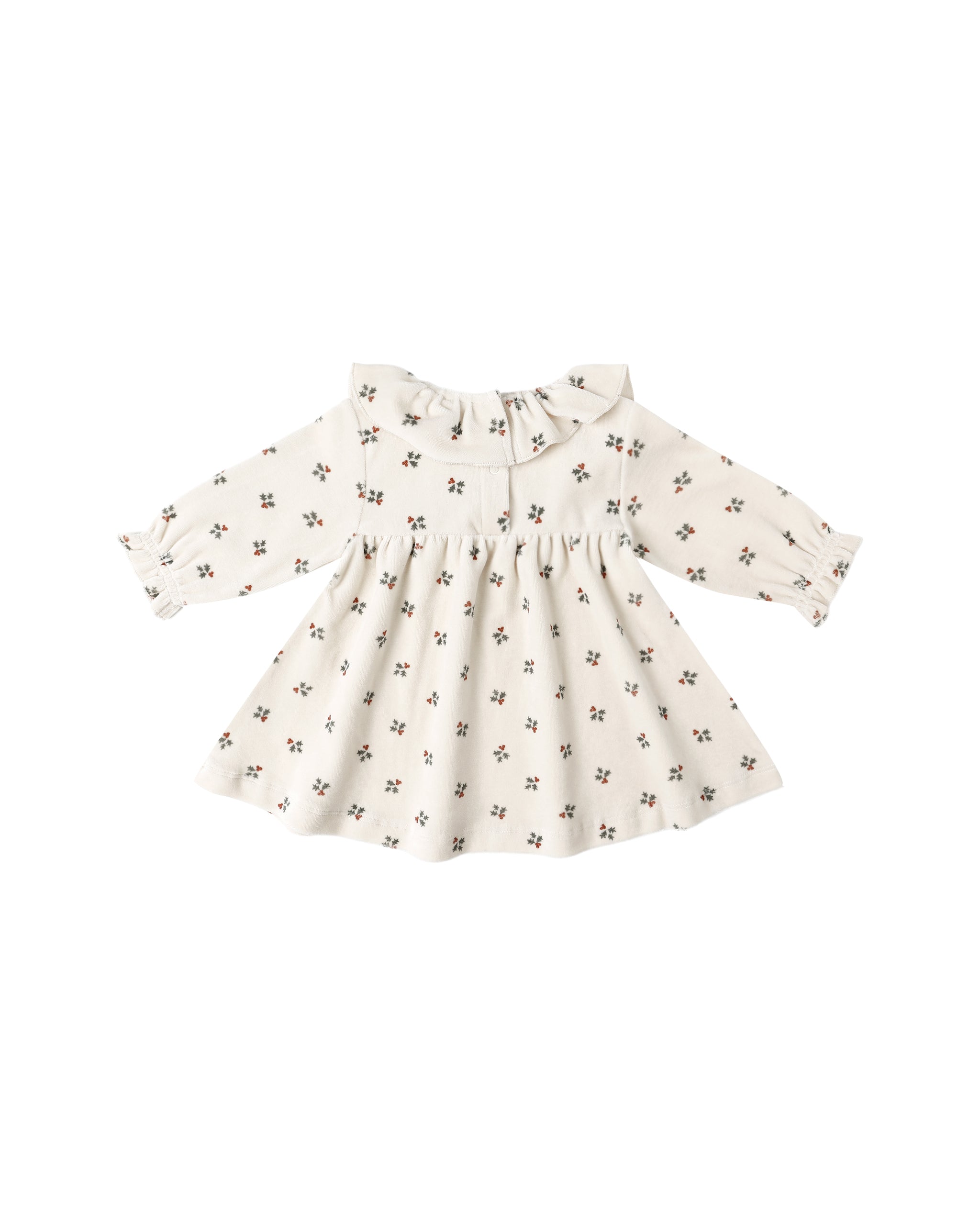Holly Berry Velour Dress