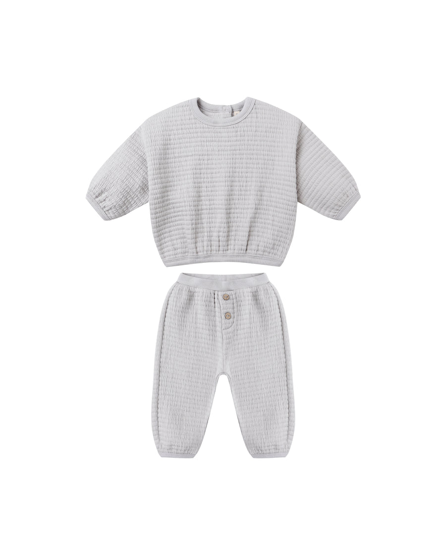 Frost Textured Sweat Set