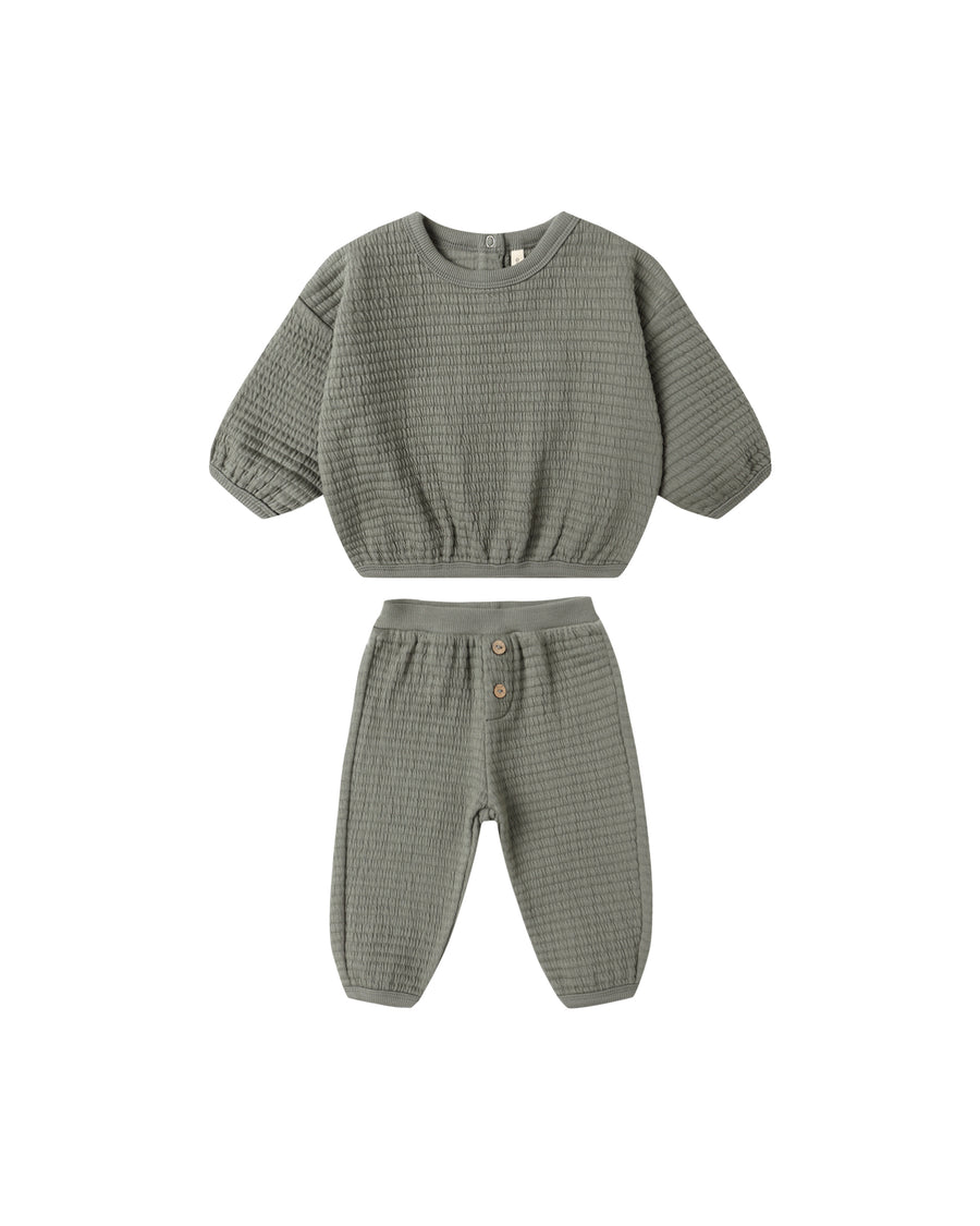 Forest Textured Sweat Set