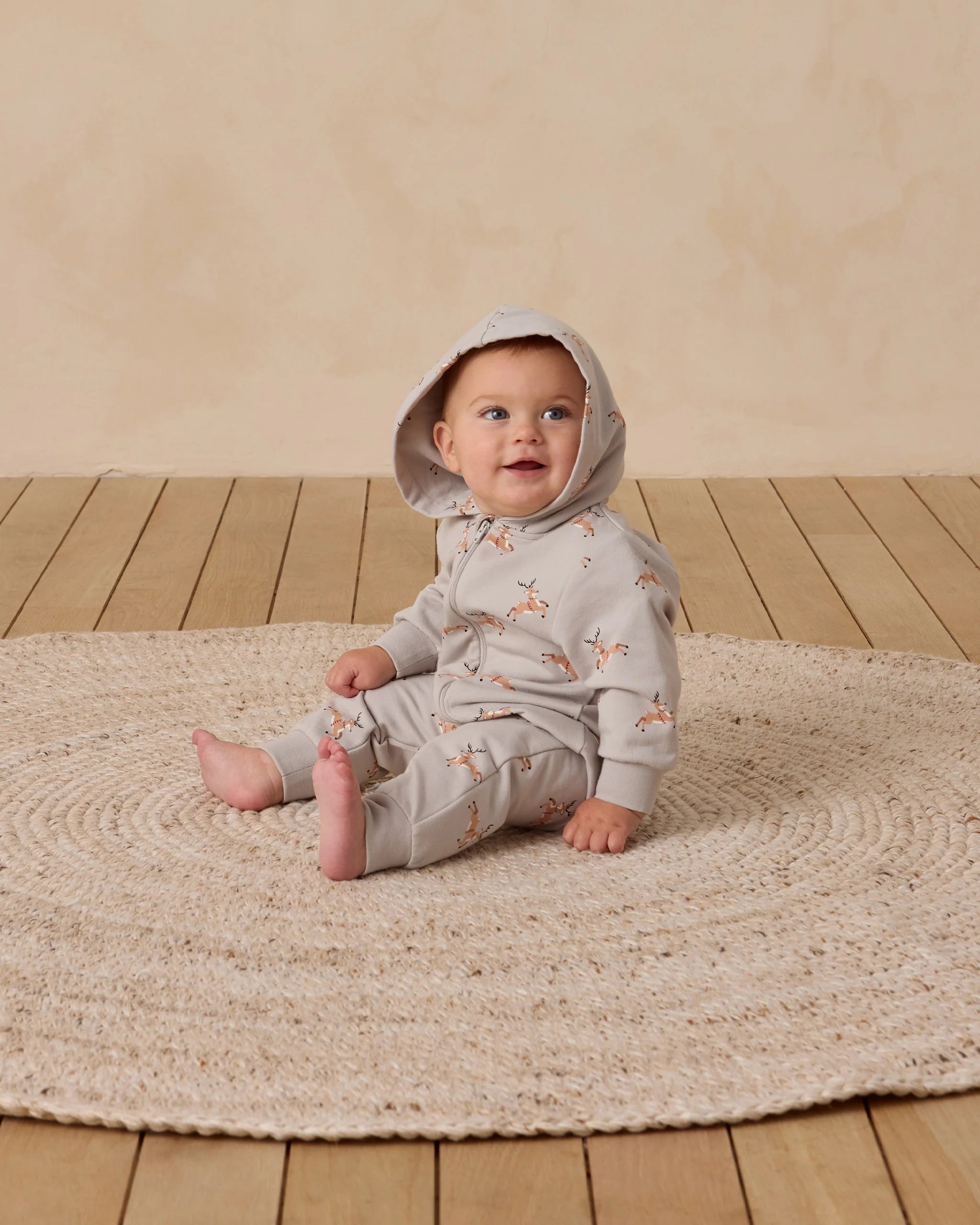 Reindeer Hooded Jumpsuit