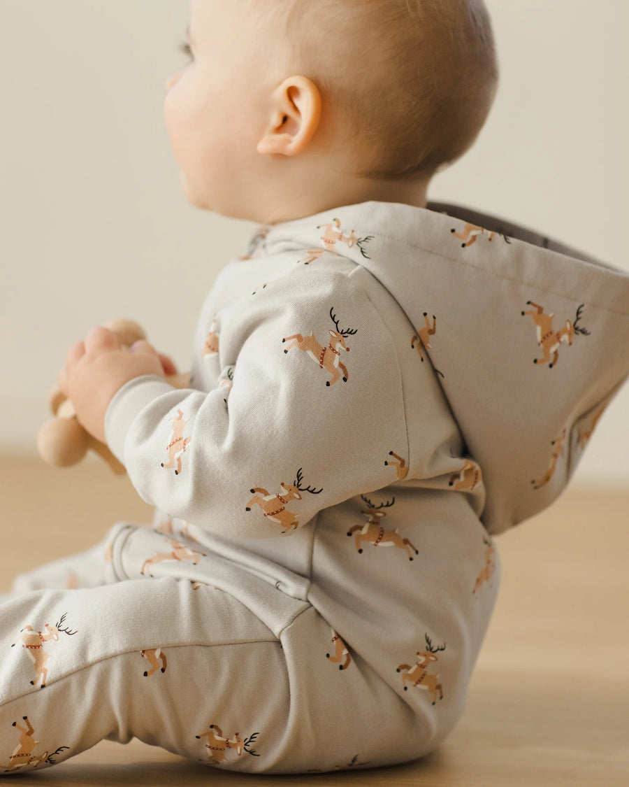 Reindeer Hooded Jumpsuit