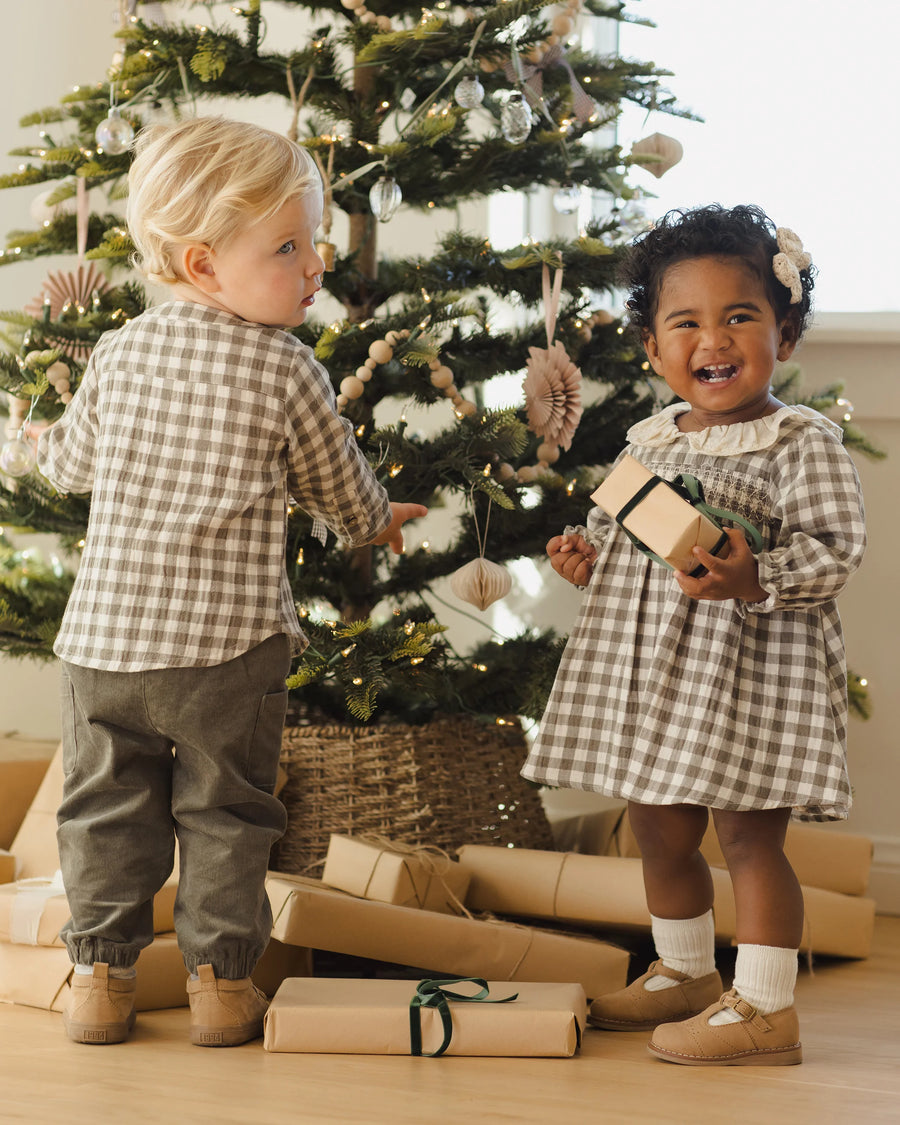 Forest Check Callie Dress