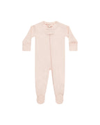 Petal Long Sleeve Zipper Footie