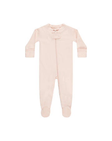 Petal Long Sleeve Zipper Footie