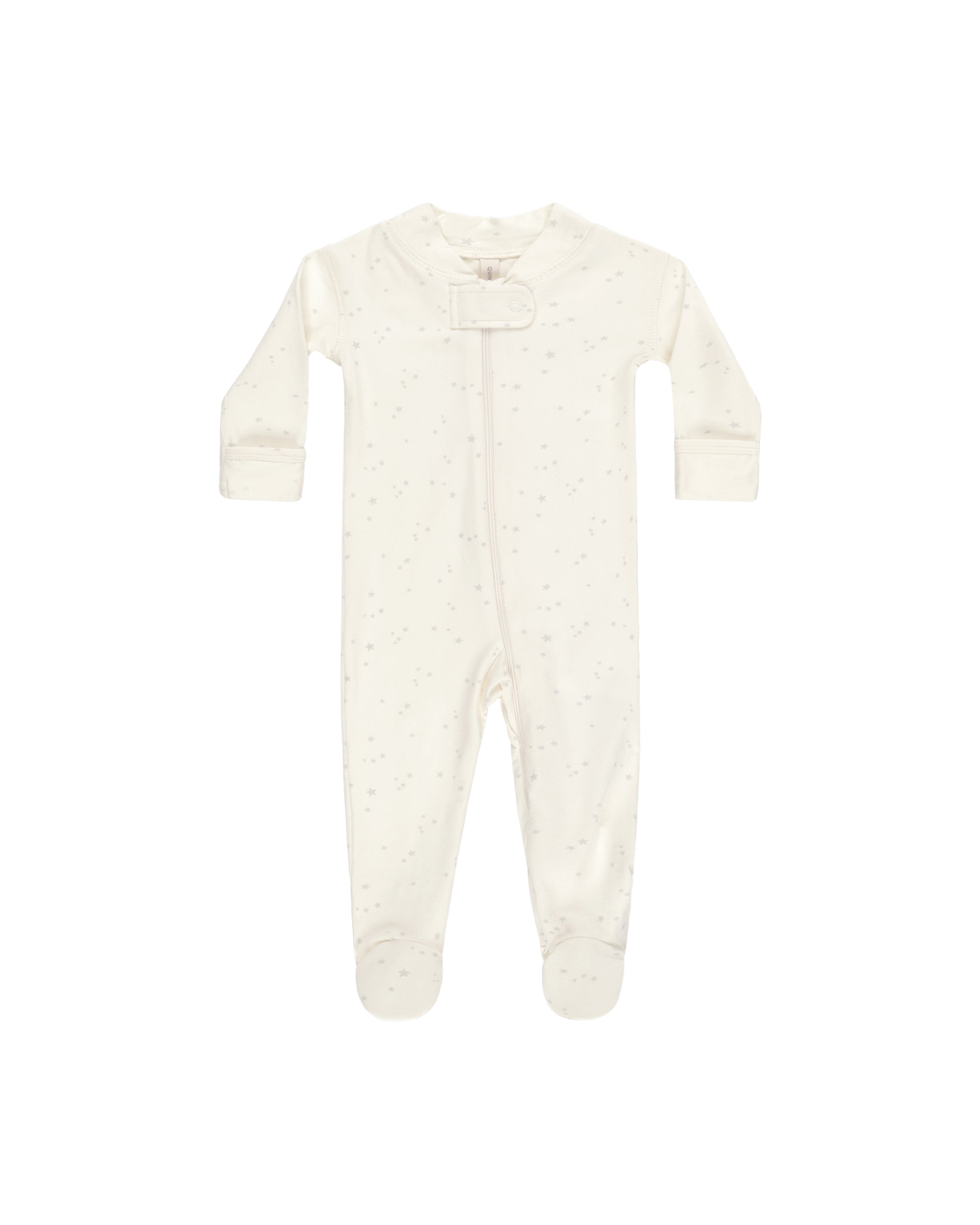 Stars Long Sleeve Zipper Footie