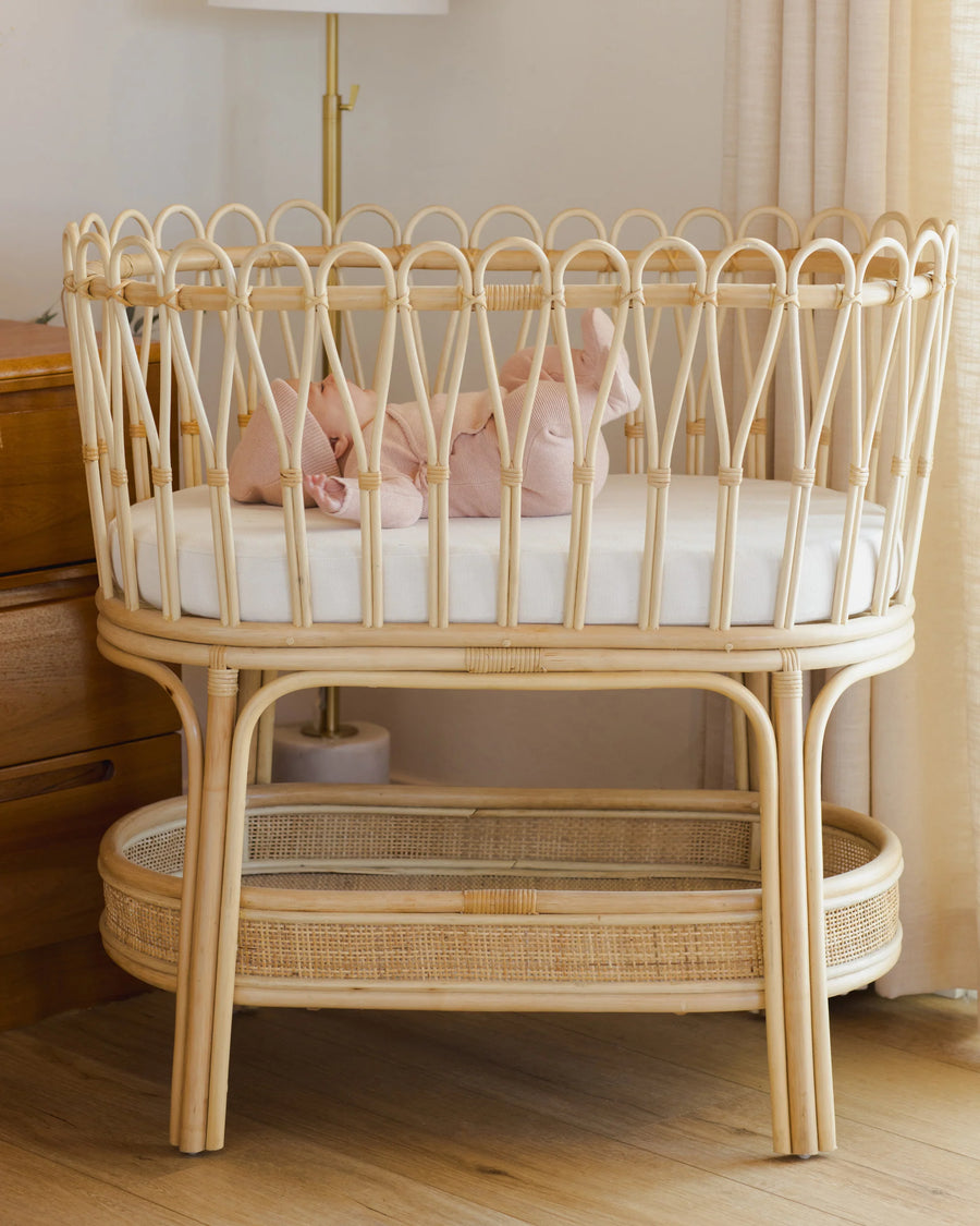 Heathered Rose Baby Beanie