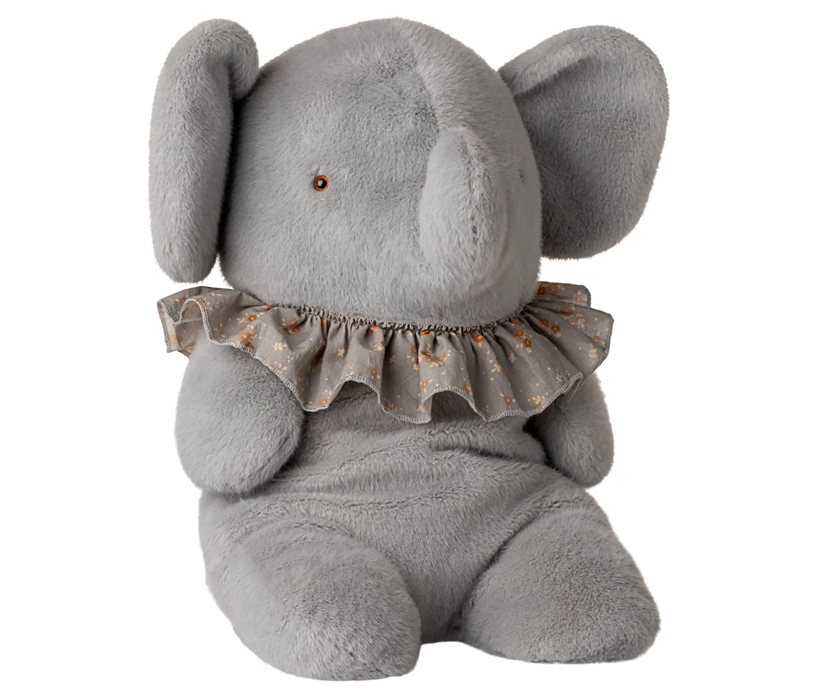 Big Blue/Grey Plush Elephant
