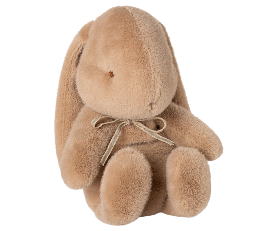 Medium Cream Peach Plush Bunny