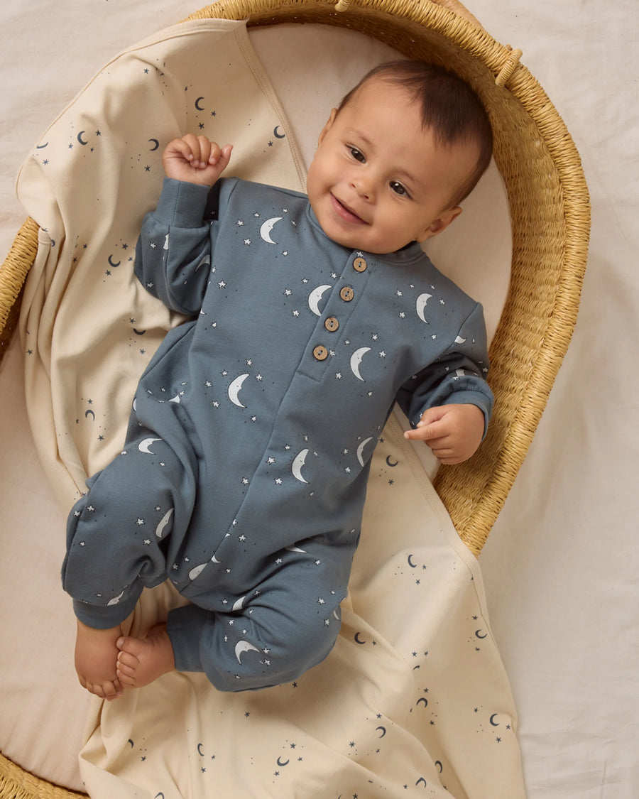 Silver Moons Relaxed Fleece Jumpsuit