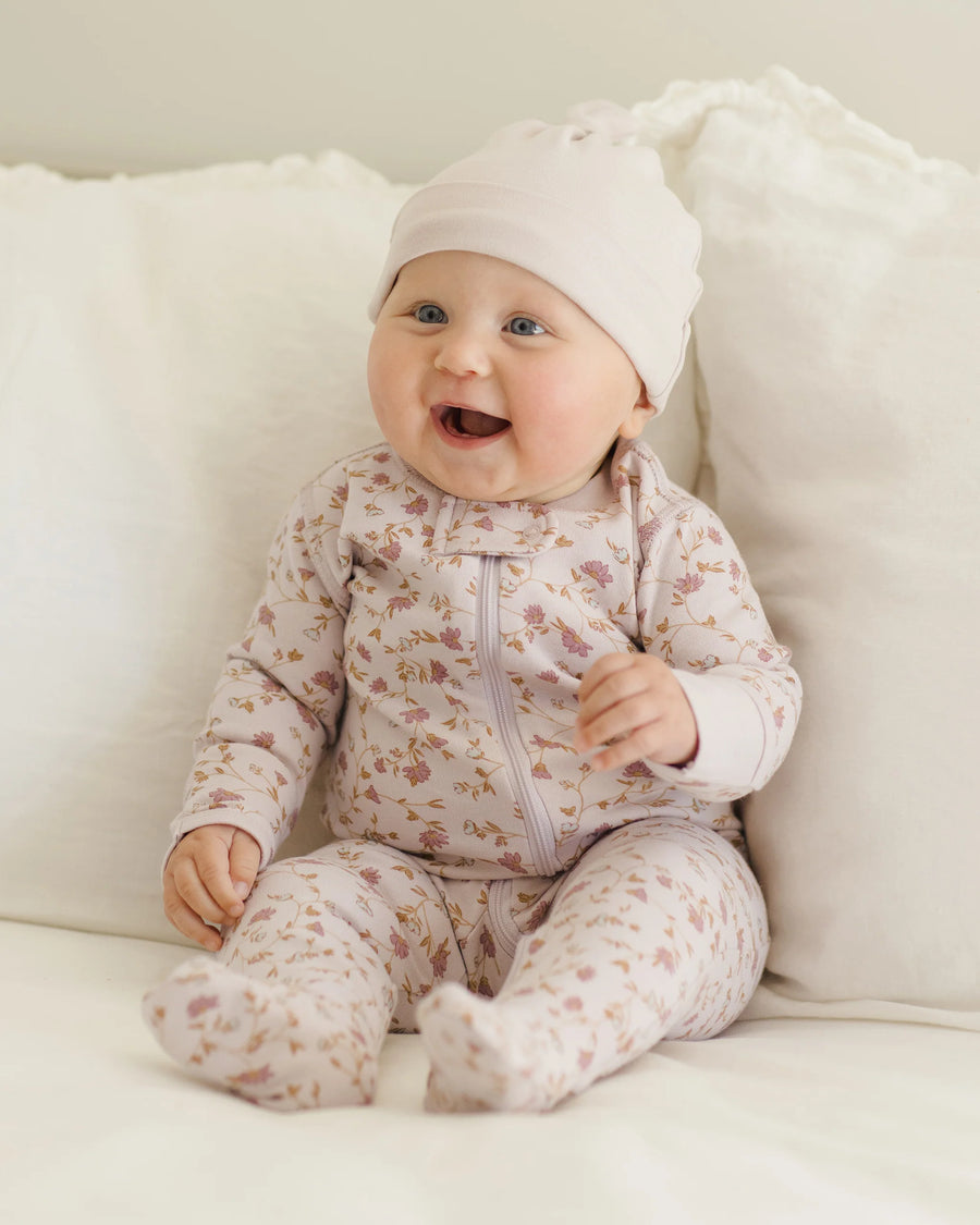 Garden Long Sleeve Zipper Footie