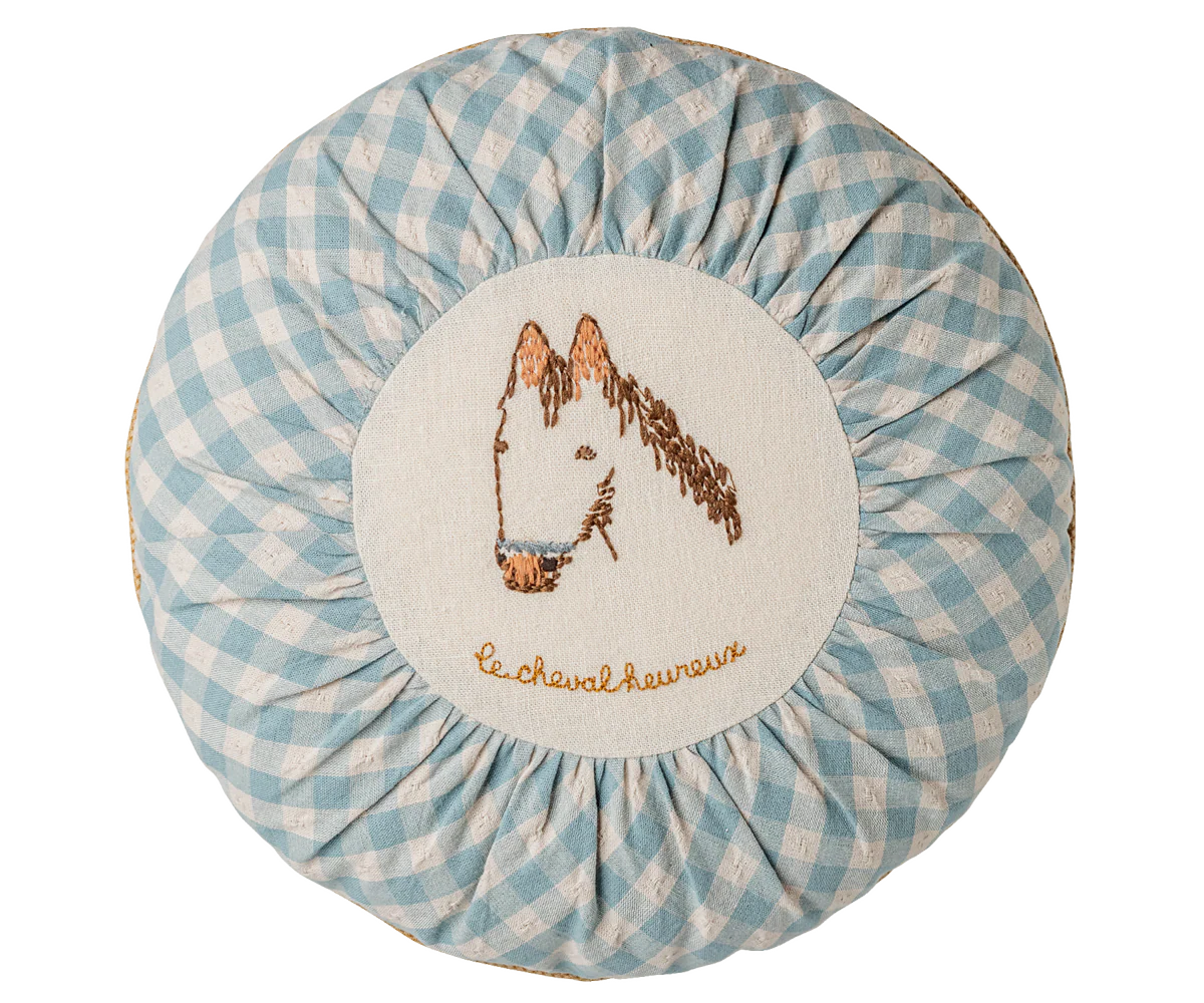 Small Pony Round Cushion