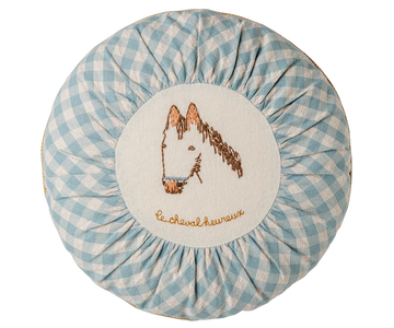 Small Pony Round Cushion