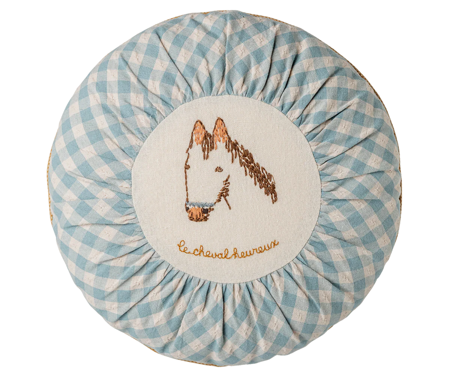 Small Pony Round Cushion