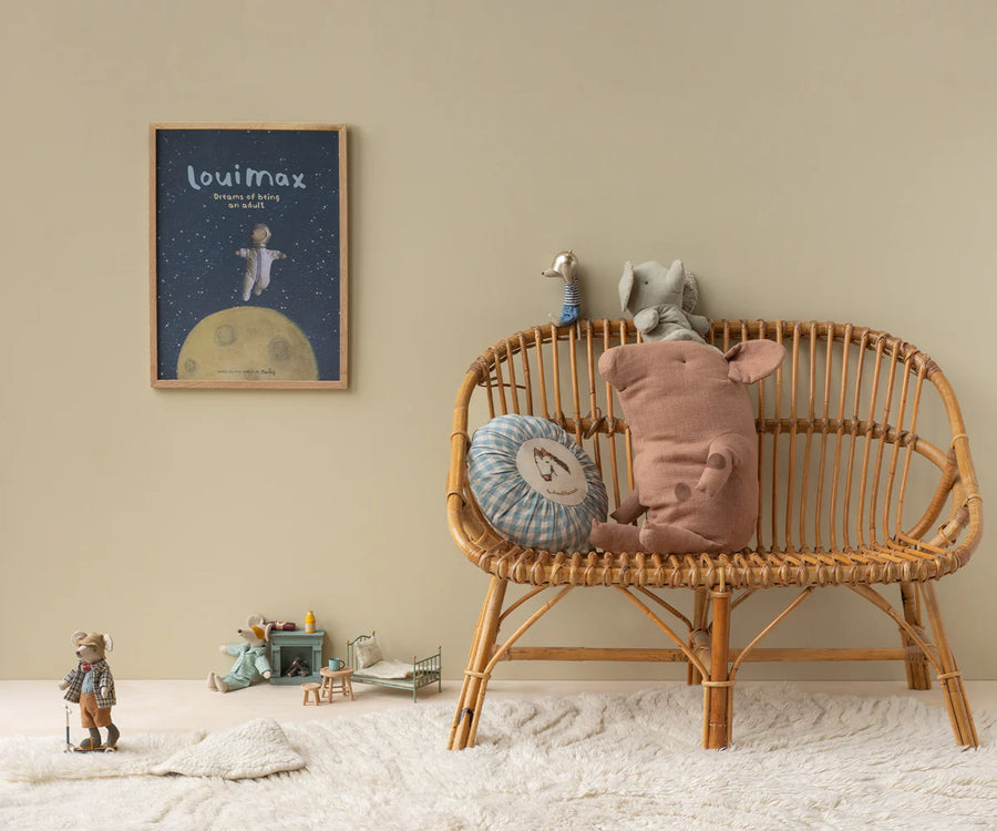 Small Pony Round Cushion