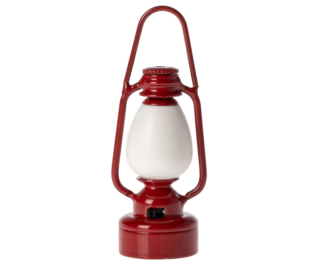 Red Vintage Mouse Lantern