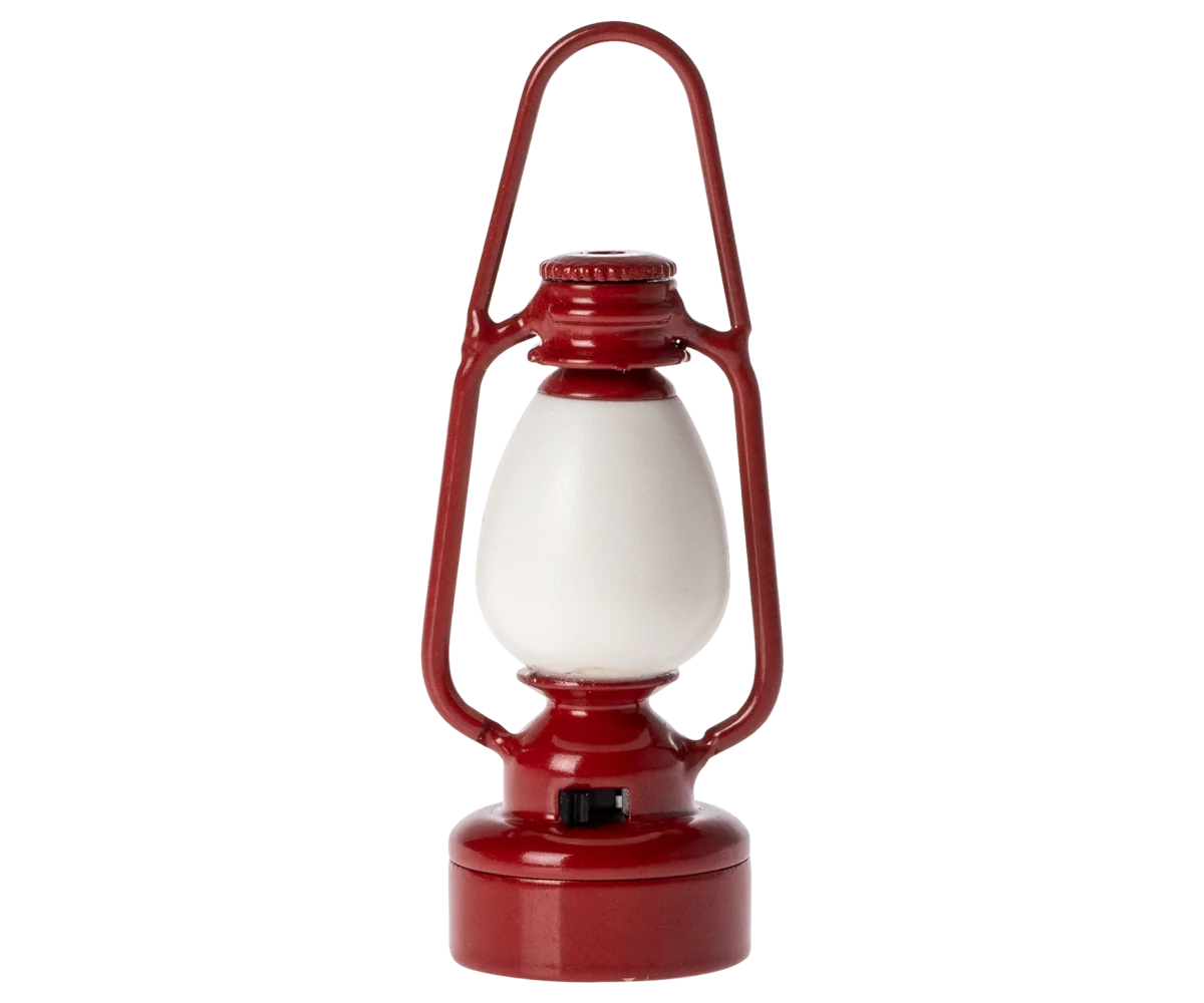 Red Vintage Mouse Lantern
