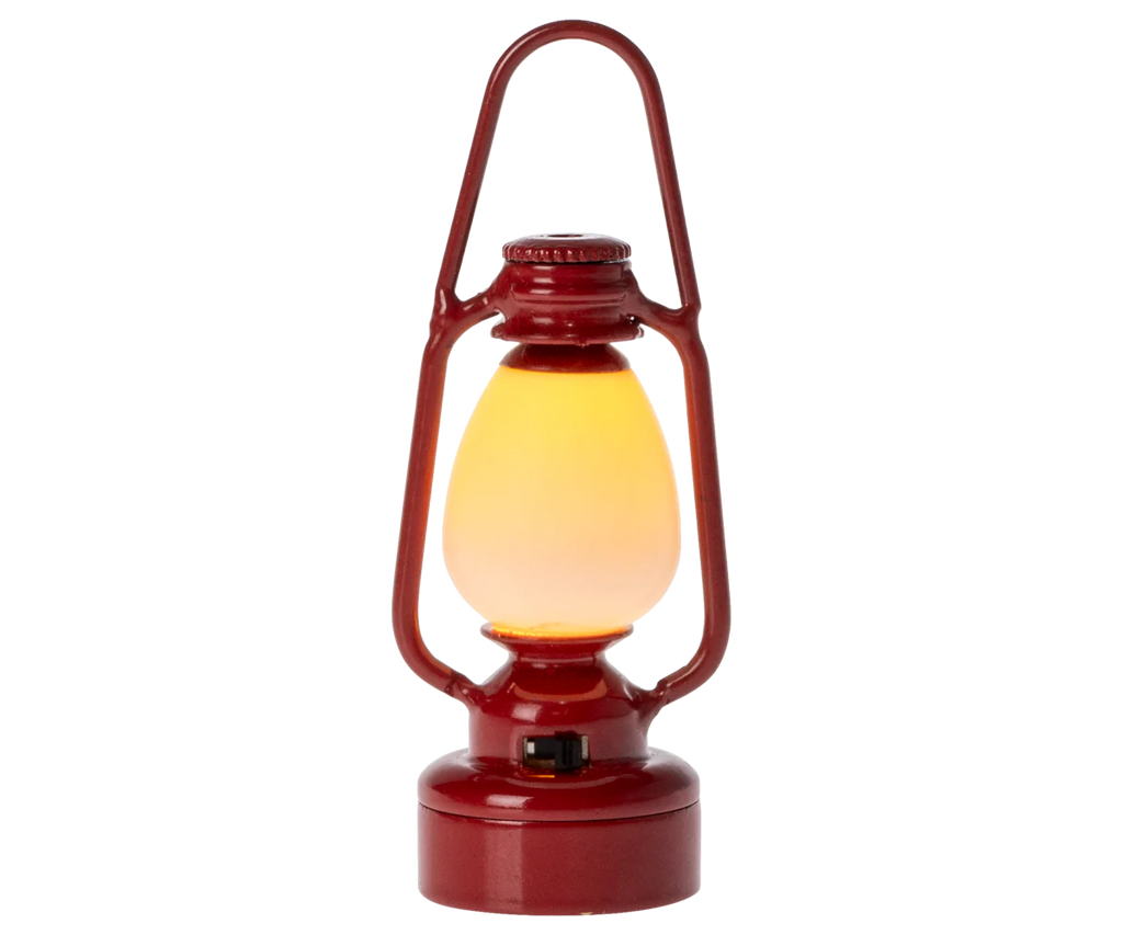 Red Vintage Mouse Lantern