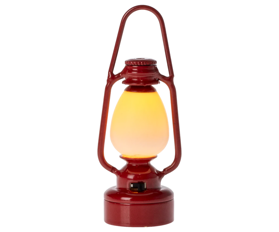 Red Vintage Mouse Lantern