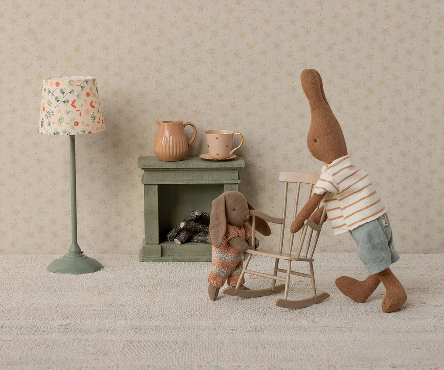 Dark Sand Miniature Rocking Chair