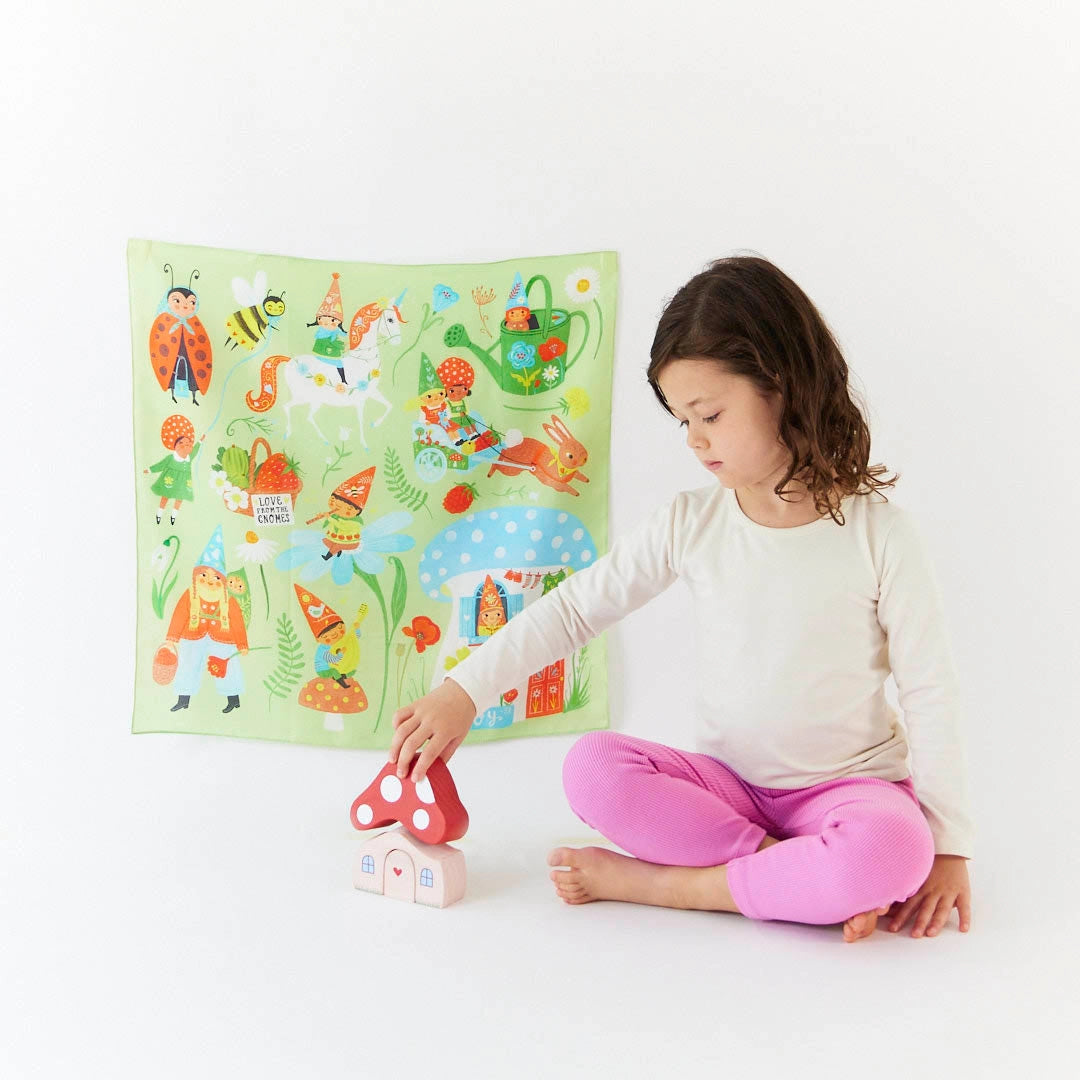 Gnome Village Playsilk