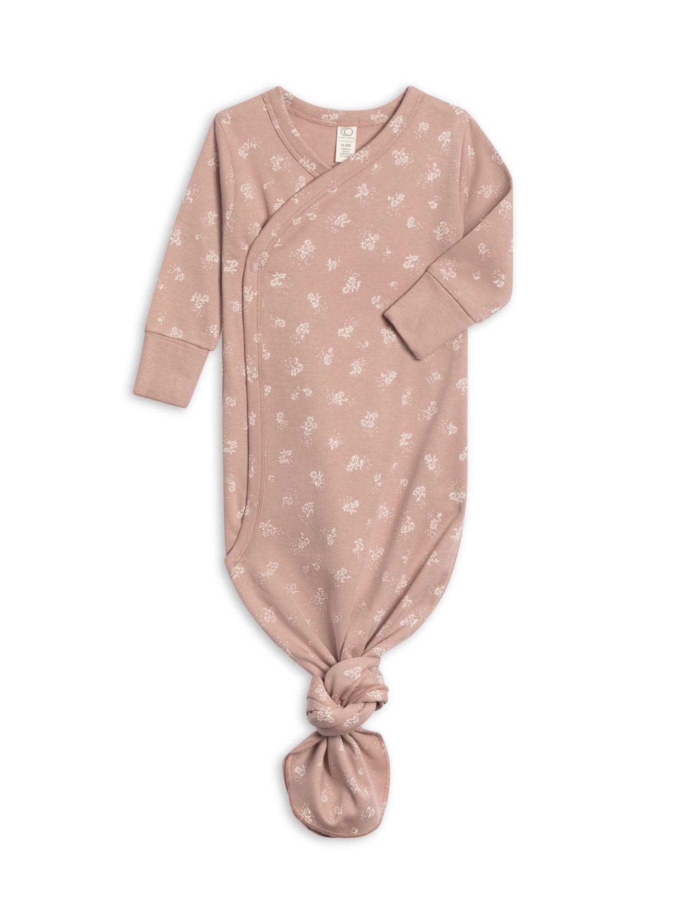 Ophelia Floral Organic Cotton Kimono Gown