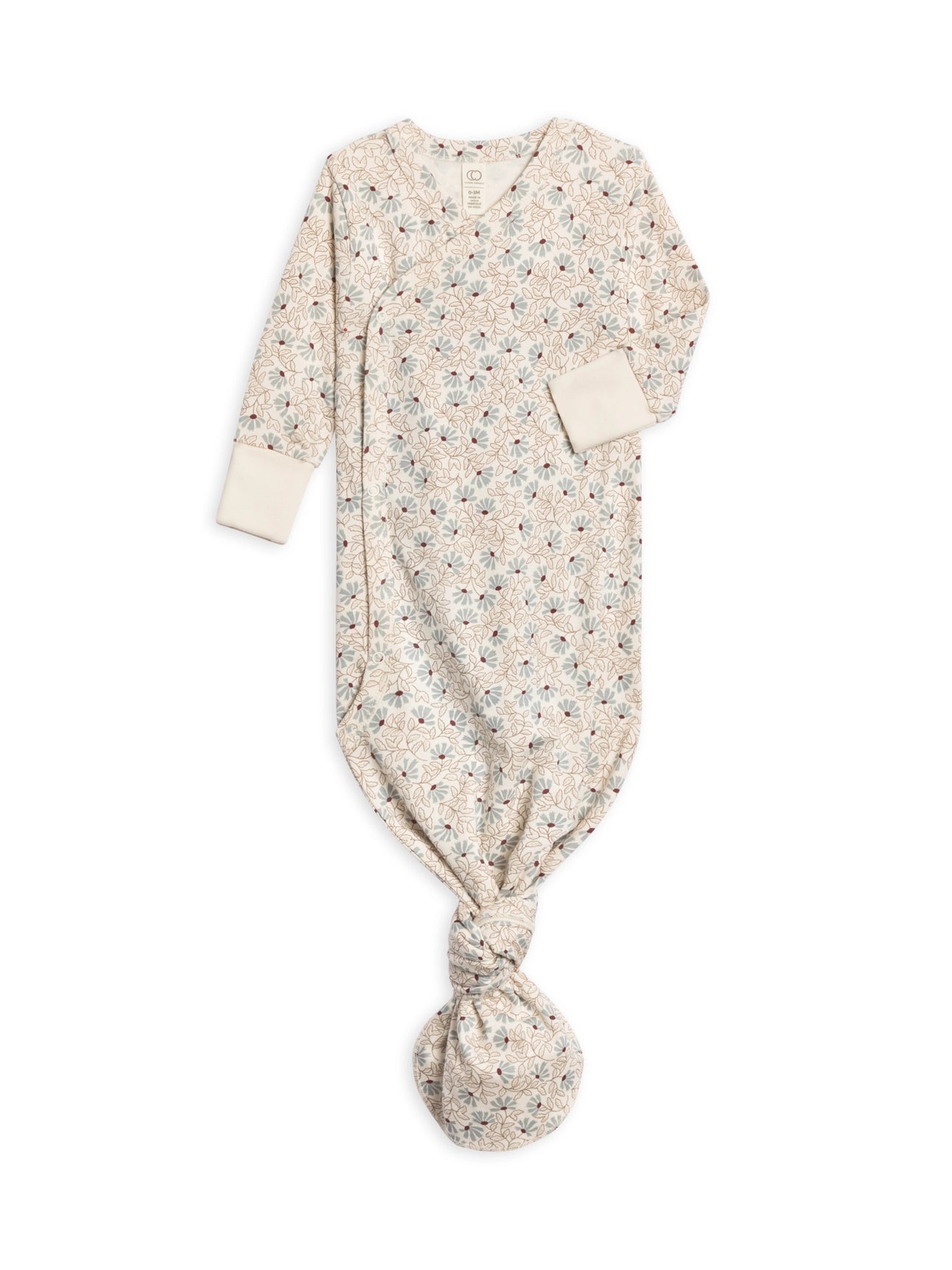 Pamela Floral Organic Cotton Kimono Gown