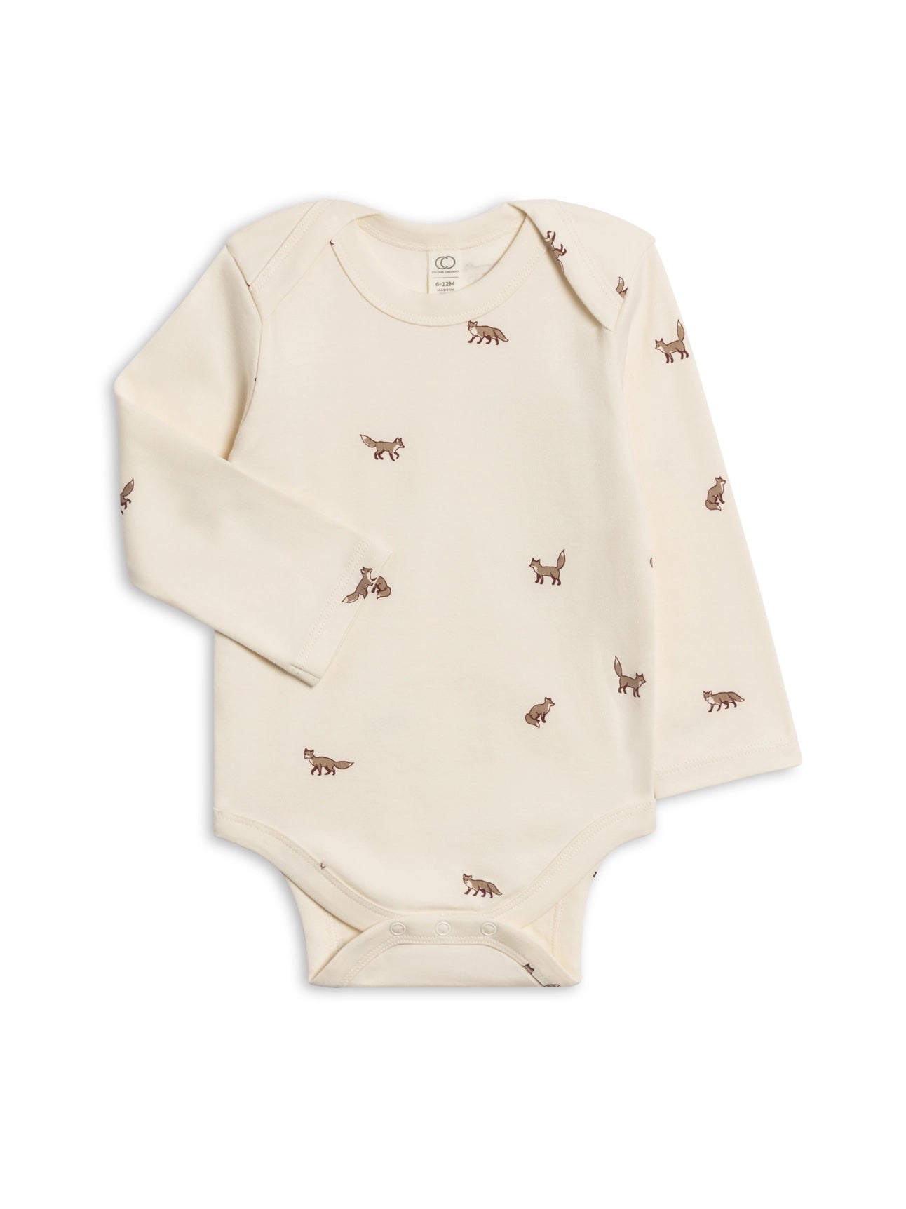 Fox Organic Long Sleeve Bodysuit